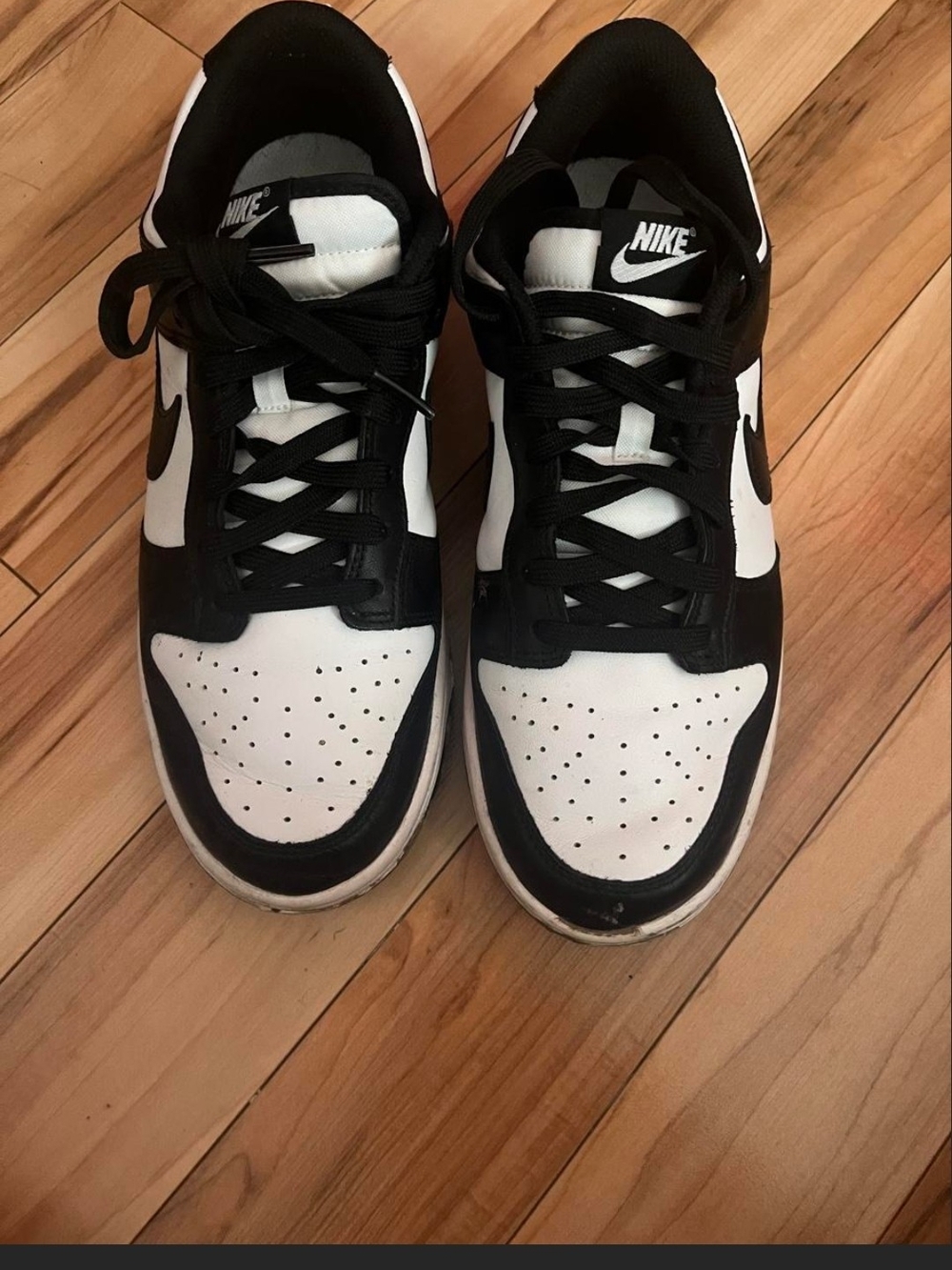 Nike Black and White Low-Top Sneakers